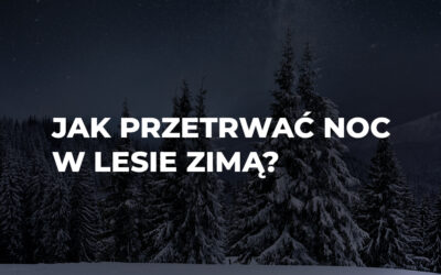 Jak przetrwać noc w lesie zimą? 7 kluczowych zasad, które ratują życie